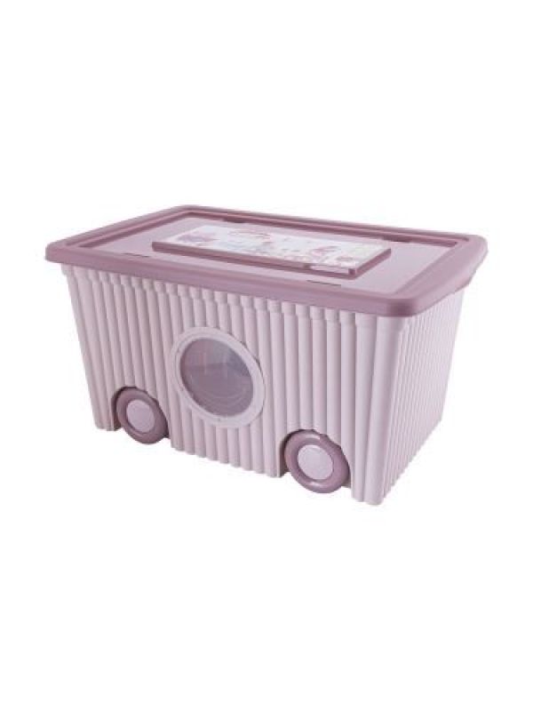F384 Tekerlekli Oyuncak Kutusu 40 Lt - İdeal Boy Düzenleyici › Çok Amaçlı Kovalar | floraplastik | Link