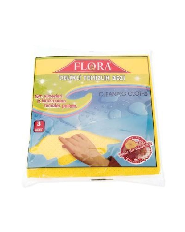 F040 Papatya Delikli Temizlik Bezi - Kolay Kuruyan Yapı › Mop Aparatları ve Mikrofiber Bezler | floraplastik | Link