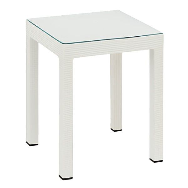 Ürün Görseli: 90 x 90 RATTAN MASA CAMLI