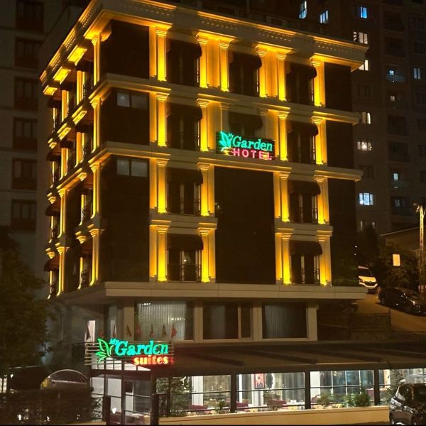 My Garden Otel Ataşehir İstanbul Gece Aydınlatması