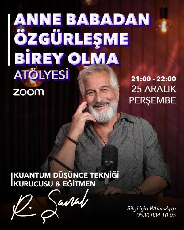 Anne Babadan Özgürleşme Birey Olma Atölyesi