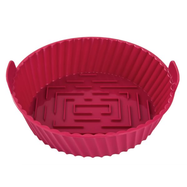 Yuvarlak Airfryer Silikon Pişirme Kabı Vişne - Şık Sunum › Airfryer Ürünleri | silicolife | Link