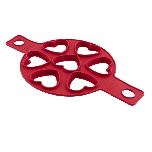 Kalp Desenli Yumurta ve Pankek Kalıbı - Şekilli Pişirme › Çok Amaçlı Ürünler | silicolife | Link