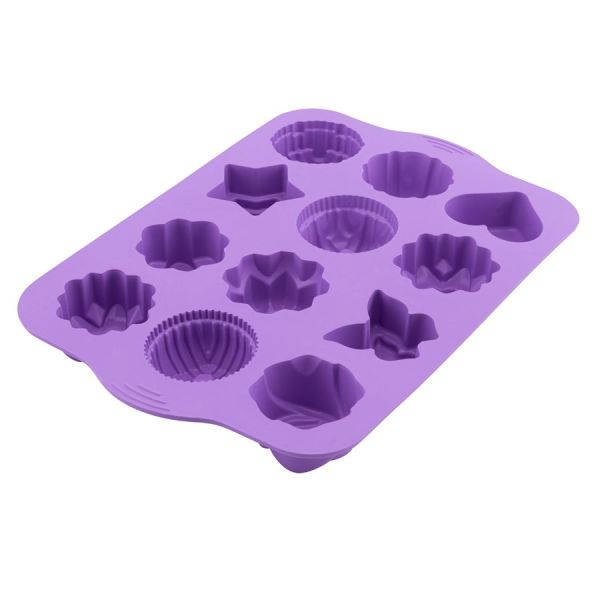 12'li Karma Kek ve Kurabiye Kalıbı - Desen Şöleni › Kek ve Kurabiye Kalıpları | silicolife | Link