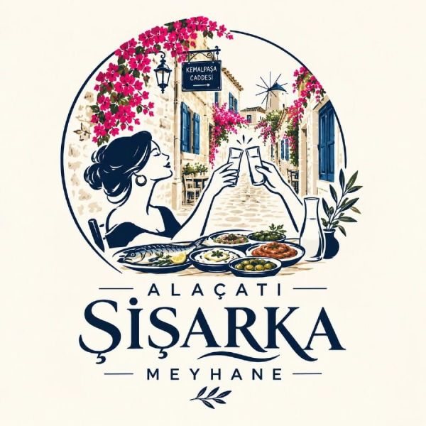 Logo: Şişarka Meyhane | Alaçatı